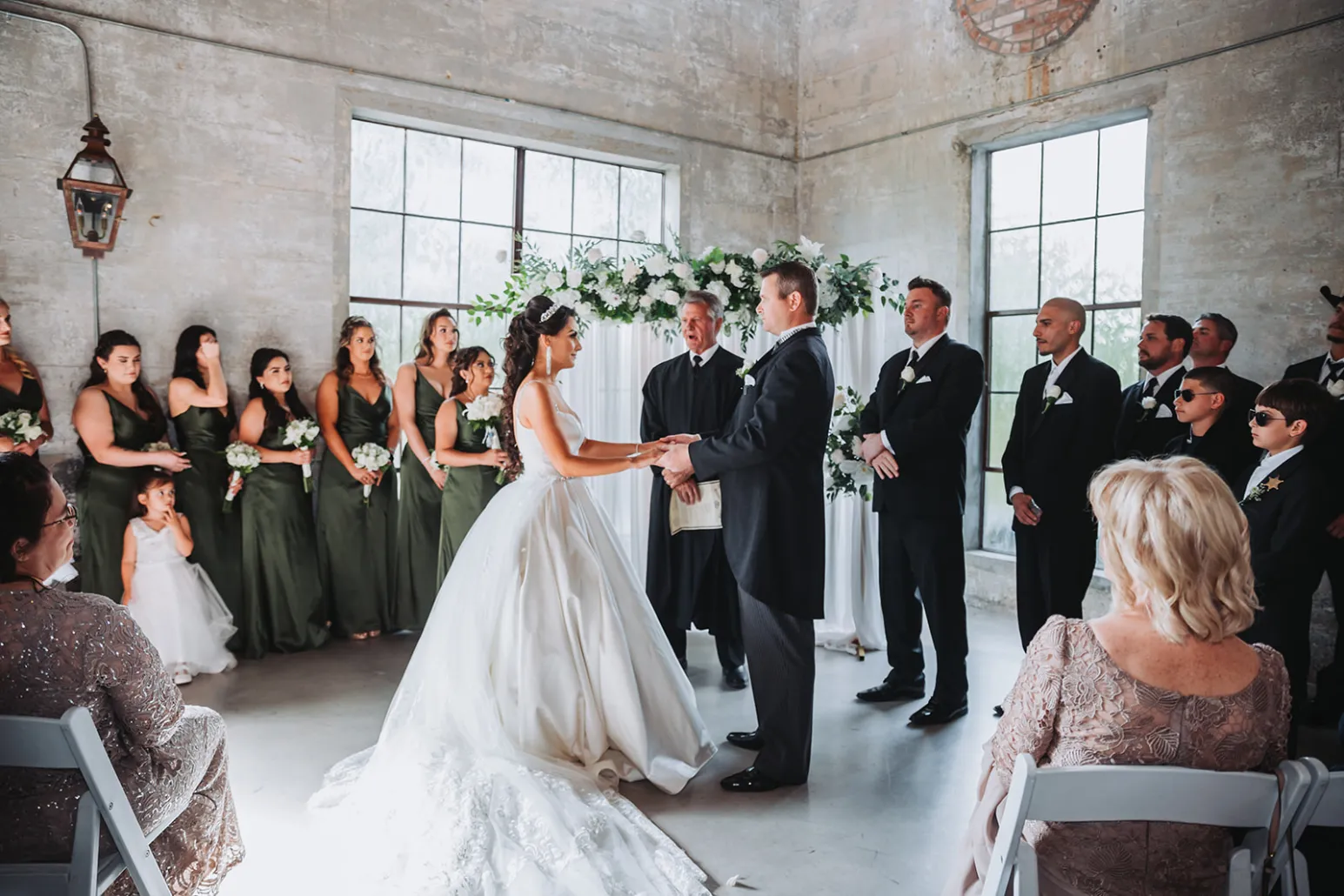 Casandra and Kevins wedding ceremony