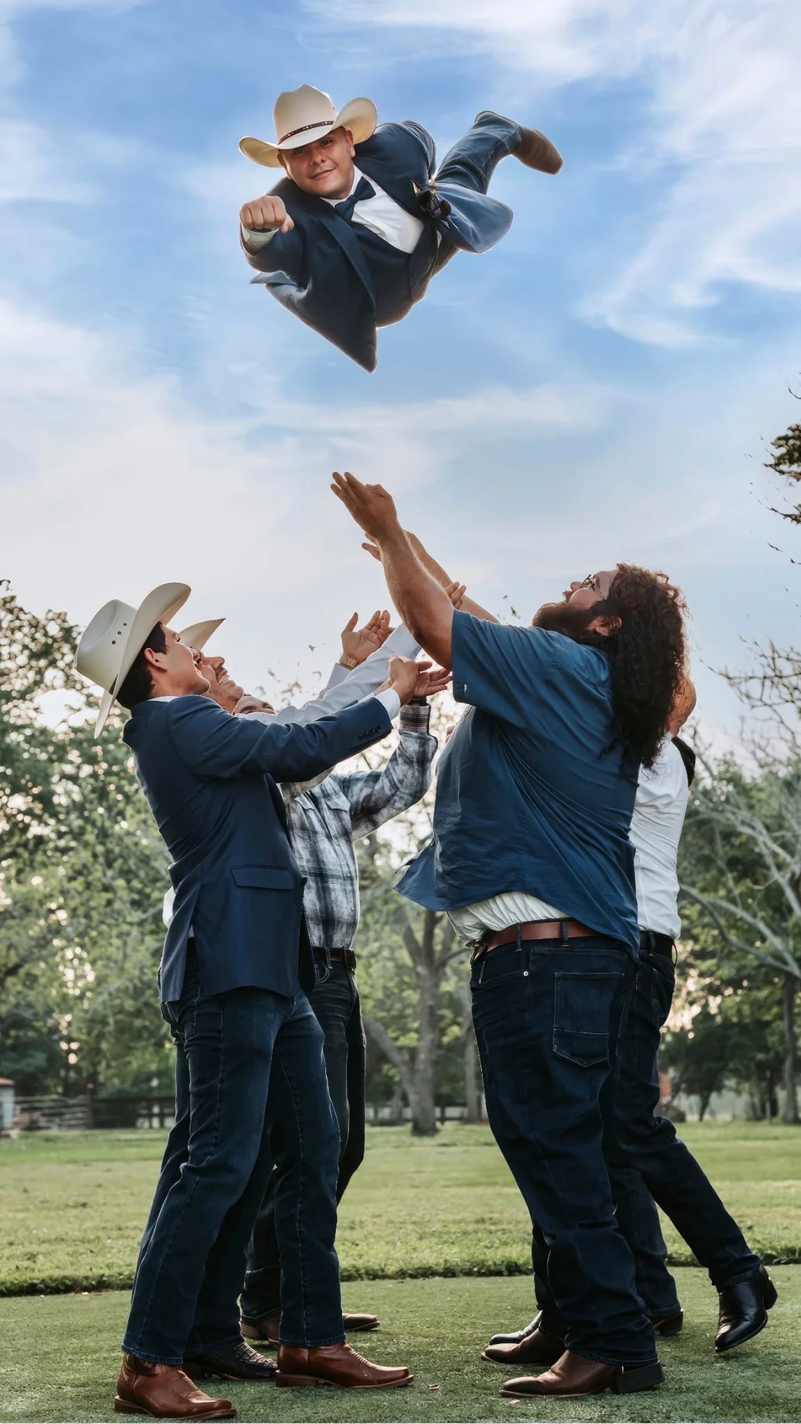 DJ and photography wedding bundle with groom celebrating in Rochester NY